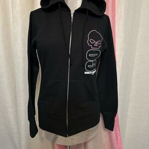 NWOT ladies Willie G Harley Davidson zip hoodie size medium